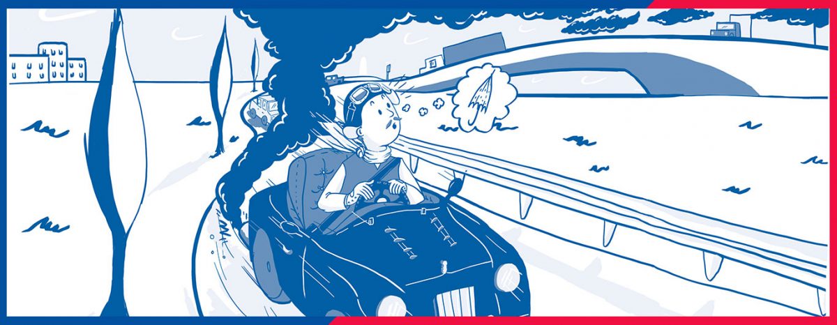 Segnali che lancia l'auto